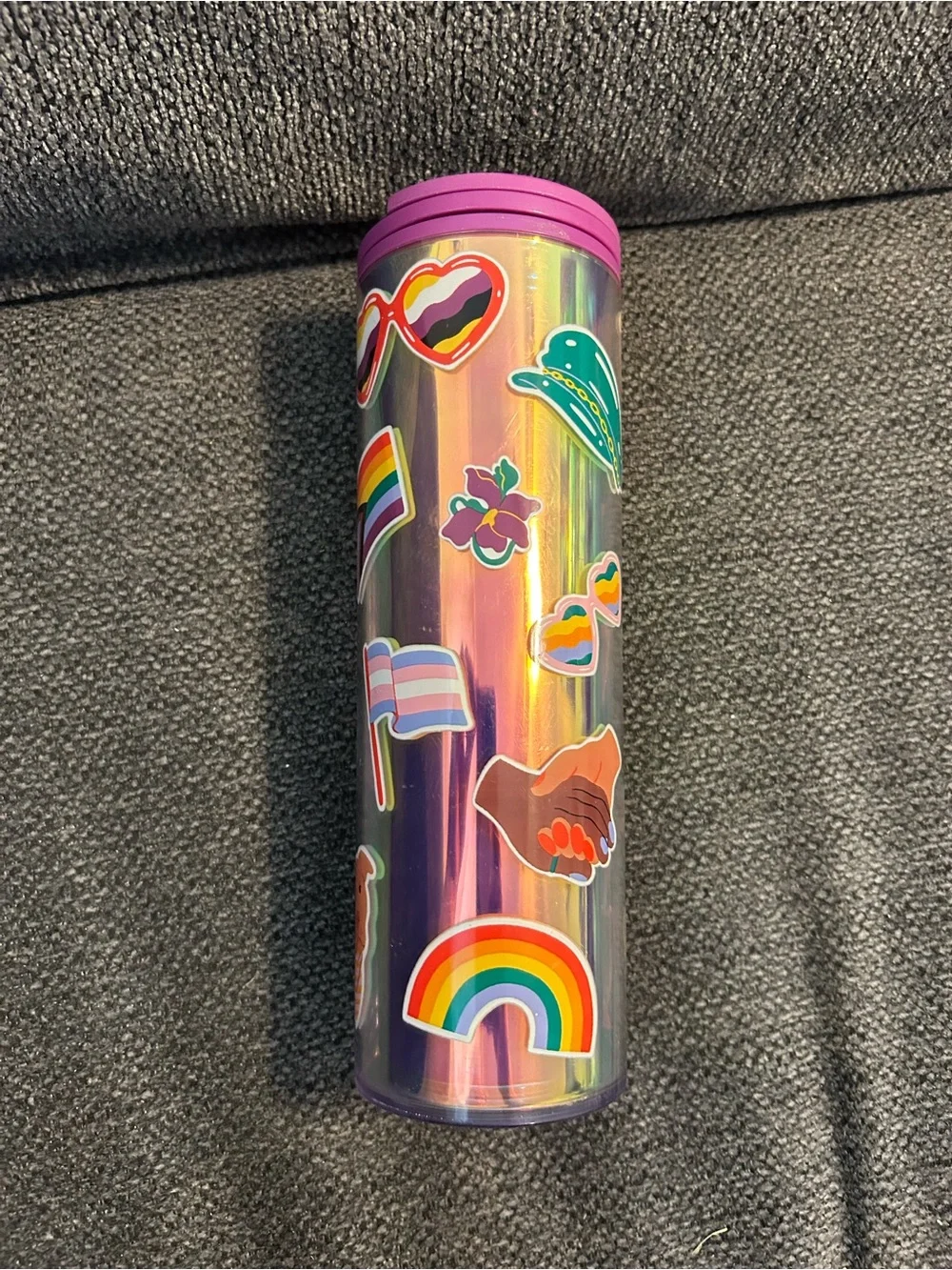 Starbucks Sofie Birkin Pride Collaboration with Purple Lid